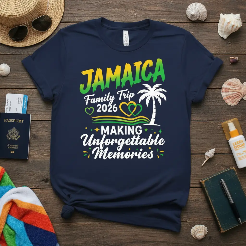 Jamaica Family Trip 2026 Making Unforgettable Memories T-Shirt