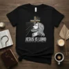 Jesus Is Lord Believe Eternal Life Christian T-Shirt with cross and Jesus profile graphic
