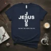 Jesus The Way The text design featuring bold typography on quality t-shirt