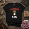 JORDANIAN KING detailed graphic design printed on comfortable cotton t-shirt
