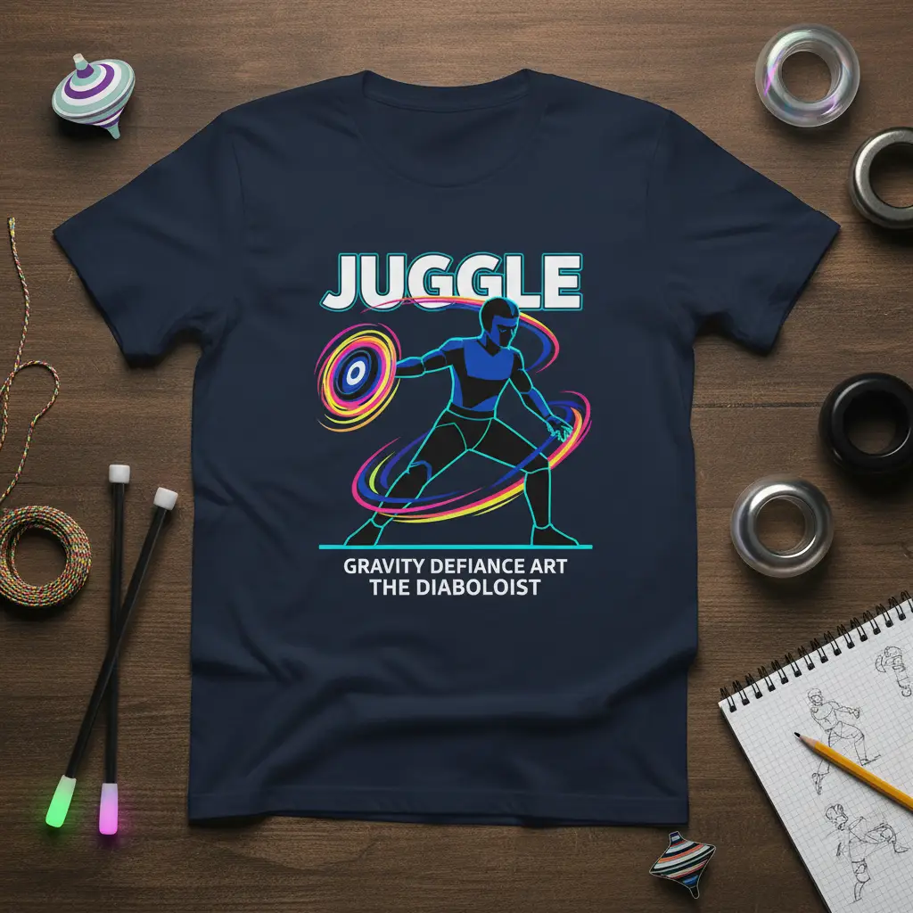 Juggle Gravity Defiance Art the Diaboloist T-Shirt