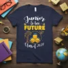 Junior to bee FUTURE Class of 2027 graduation t-shirt with cute bees and graduation caps