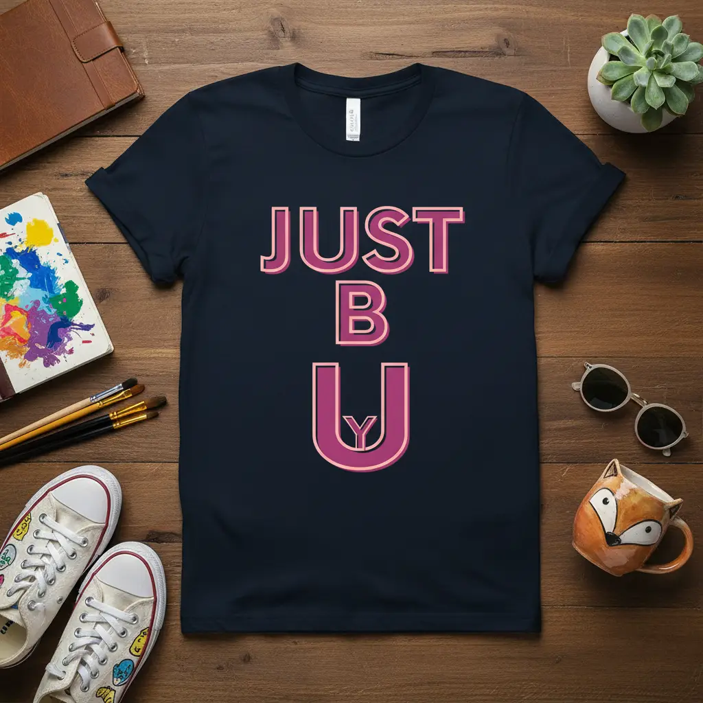 Just Bu Y Motivational Quote T-Shirt Be Yourself Affirmation Gift