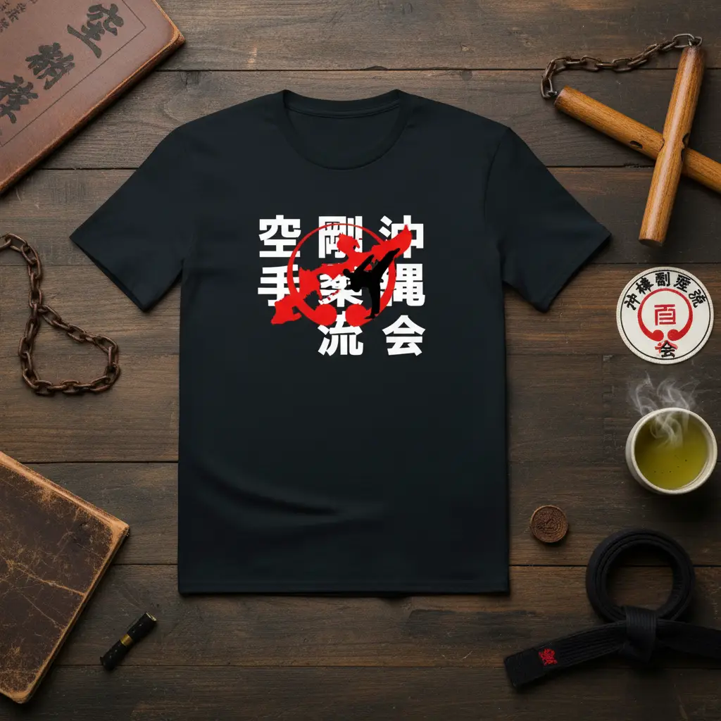 空剛沖手染會 Karate Martial Arts T-Shirt for Fighters