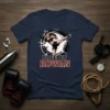 Katelyn Rowan name displayed prominently below a female kickboxer in action on a navy t-shirt