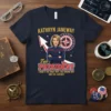 Kathryn Janeway for President t-shirt design with quote "There's the Right Way, The Wrong Way and The Janeway" and captain