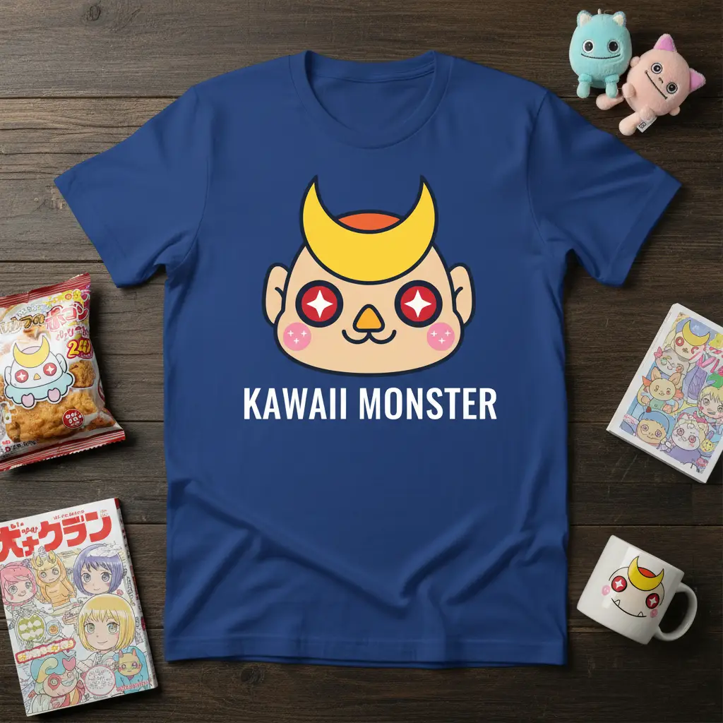 Kawaii Monster T-Shirt Cute Anime Japanese Style Gift