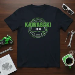 Kawasaki Future Gateway Industrial City T-Shirt unique graphic design printed on comfortable cotton t-shirt