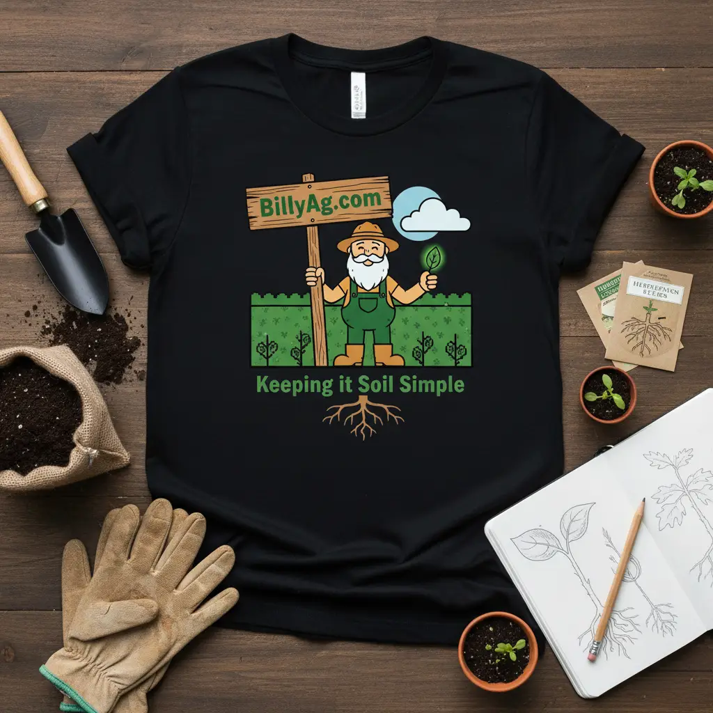 Keeping It Soil Simple Gardening T-Shirt Farm Gift