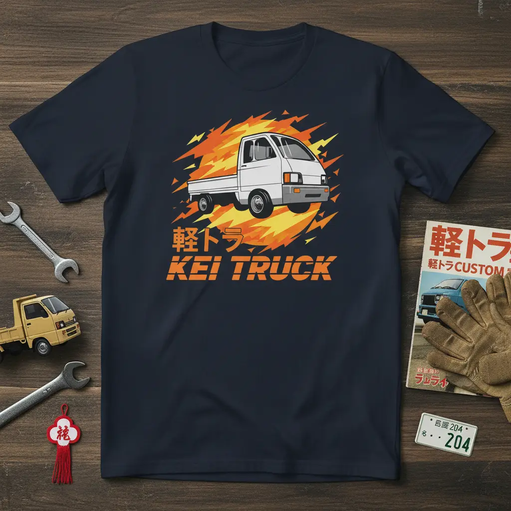 Kei Truck Jdm Mini Truck T-Shirt for Car Enthusiasts