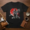 Kendo Sword Fighting Art detailed graphic design printed on comfortable cotton t-shirt