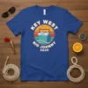 Key West Big Johnny 2020 t-shirt with a retro cooler graphic, waves, and birds