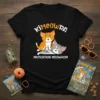 KIMEOwRA MUTUATION MEOWHEM funny cat pun t-shirt design with two cartoon cats