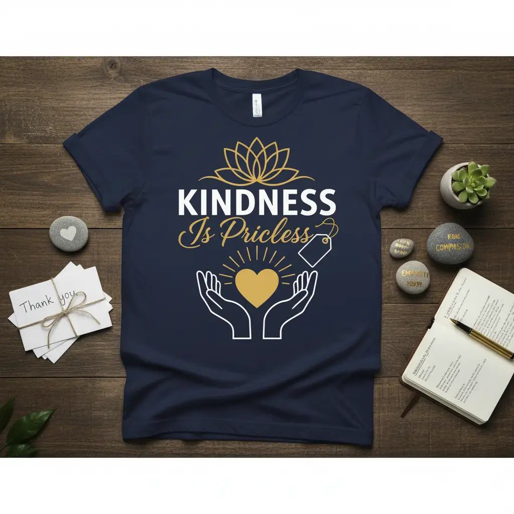 Kindness Is Priceless T-Shirt Inspirational Quote Gift