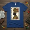 King playing card design featuring a profile of a Black man wearing a feathered headdress and ornate clothing