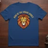 King of the Urban Jungle t-shirt with a majestic lion head graphic and text