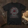Knights Templar Cipher Wheel T-Shirt creative graphic design printed on comfortable cotton t-shirt