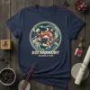 Koi Harmony Balance & Flow t-shirt design featuring two koi fish swimming in a circle with Japanese waves and a