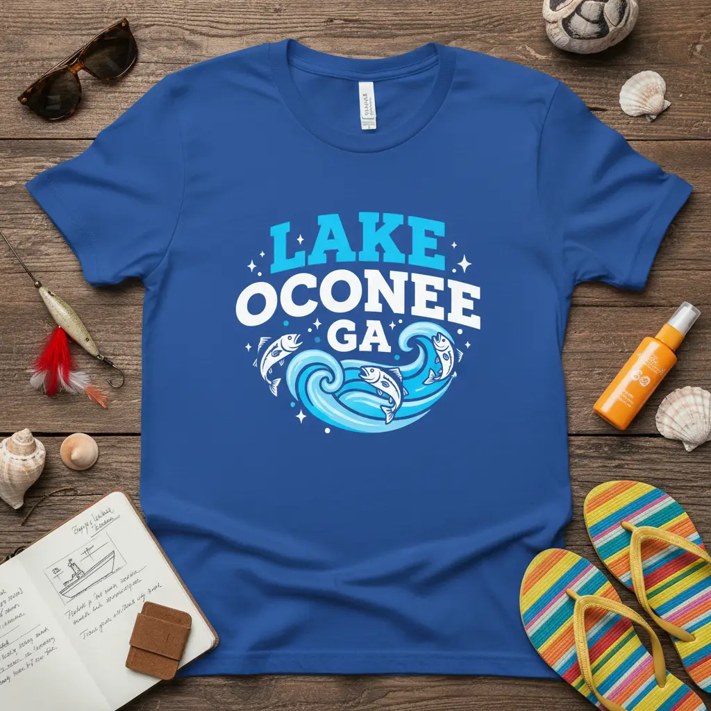 Lake Oconee Ga Fishing T-Shirt Georgia Outdoor Gear