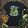 LAWNCARE SERVICES MOWING EDGING text design featuring eye-catching typography on quality t-shirt