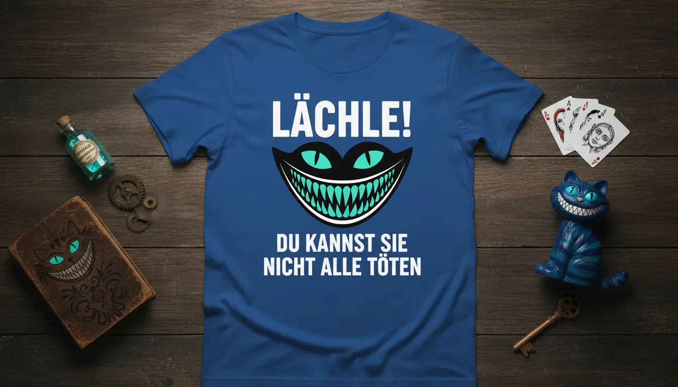 Lächle! Du Kannst Sie Nicht Alle Töten T-Shirt Funny Quote