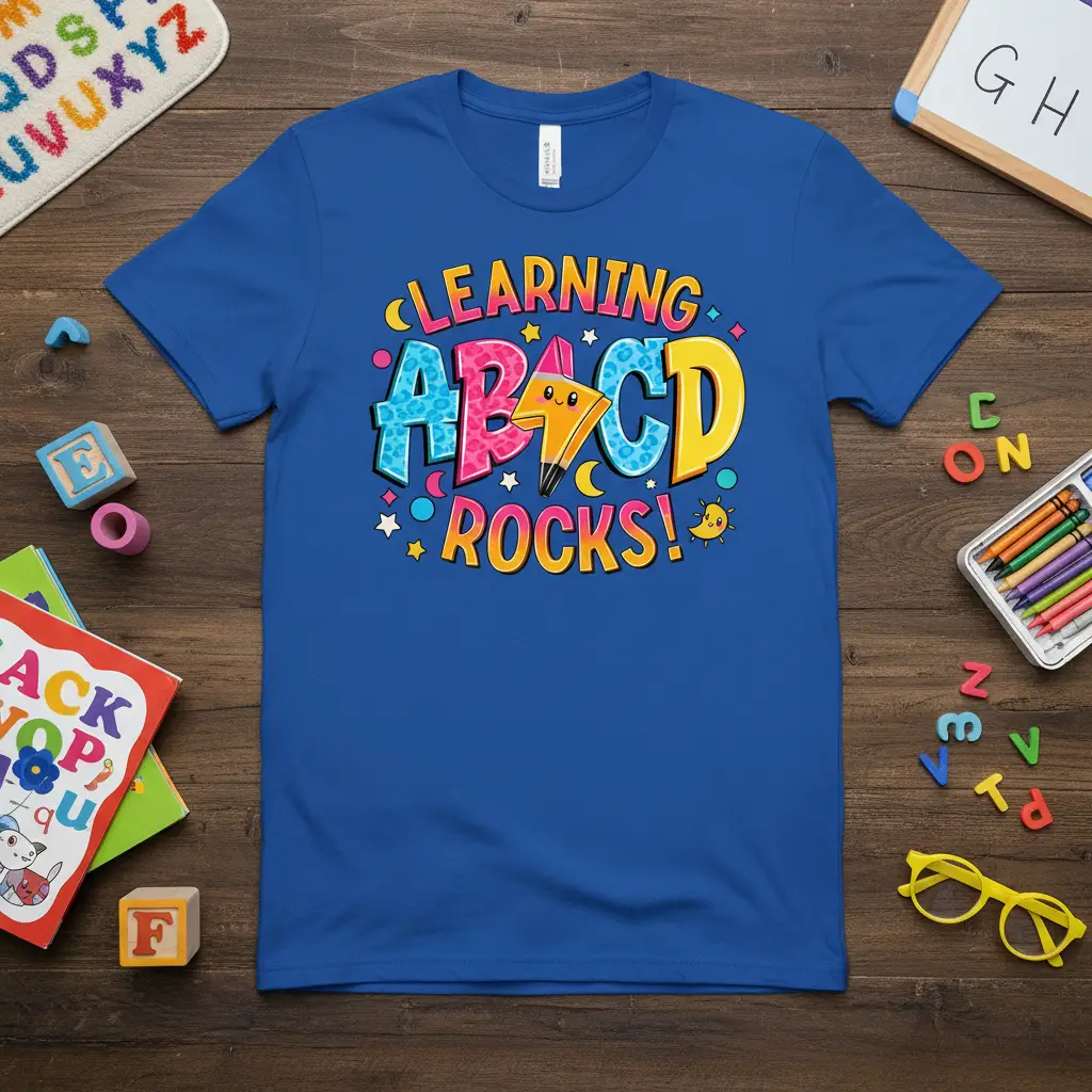 Learning Abc’d Rocks! Back to School Teacher T-Shirt