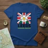 Leeds Yorkshire England t-shirt design with Union Jack and white rose emblem