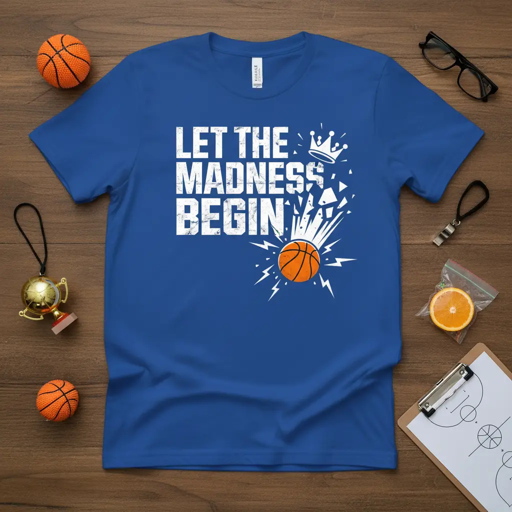 Let the Madness Begin Basketball T-Shirt for Fans