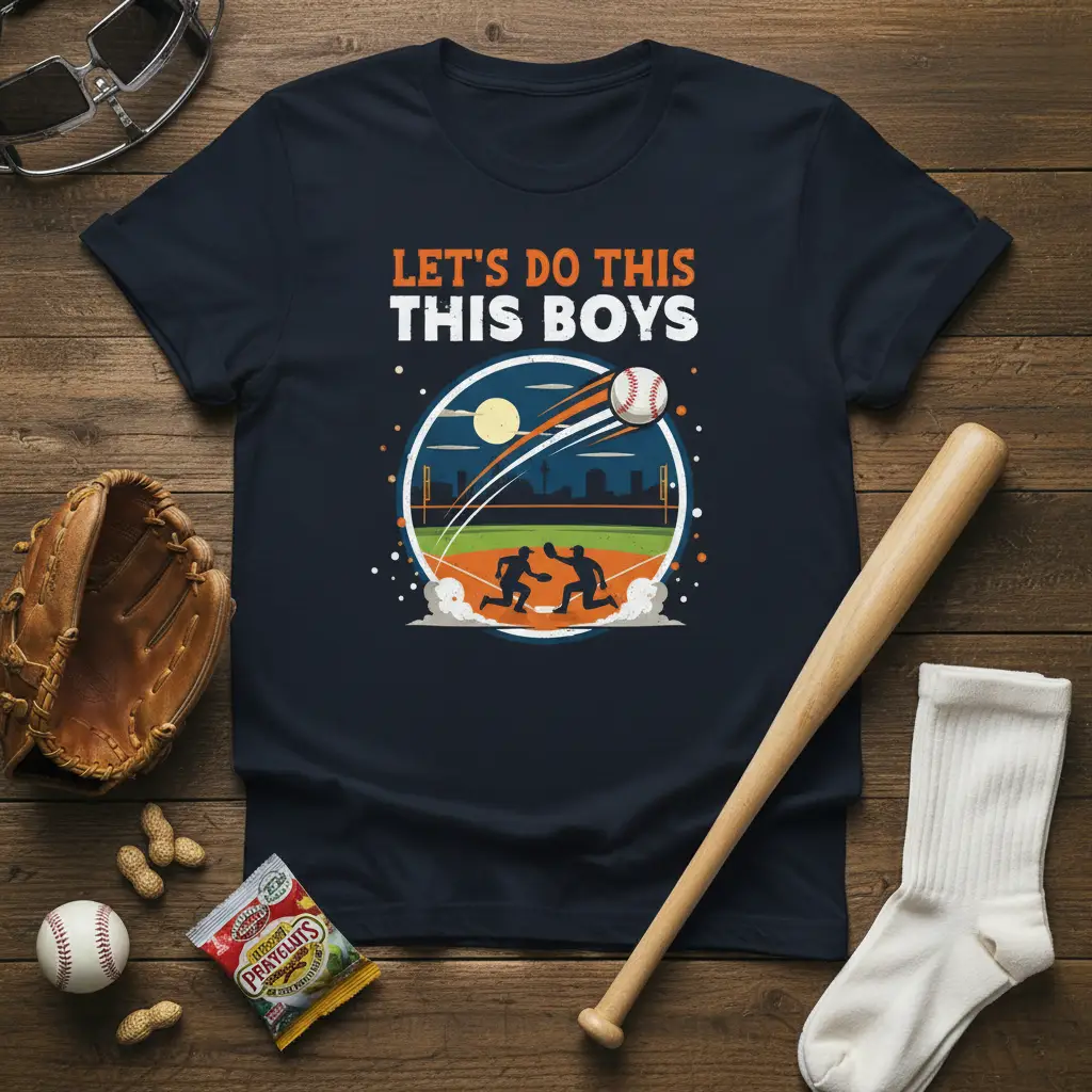 Let’s Do This This Boys Baseball T-Shirt Game Day Fan Gift