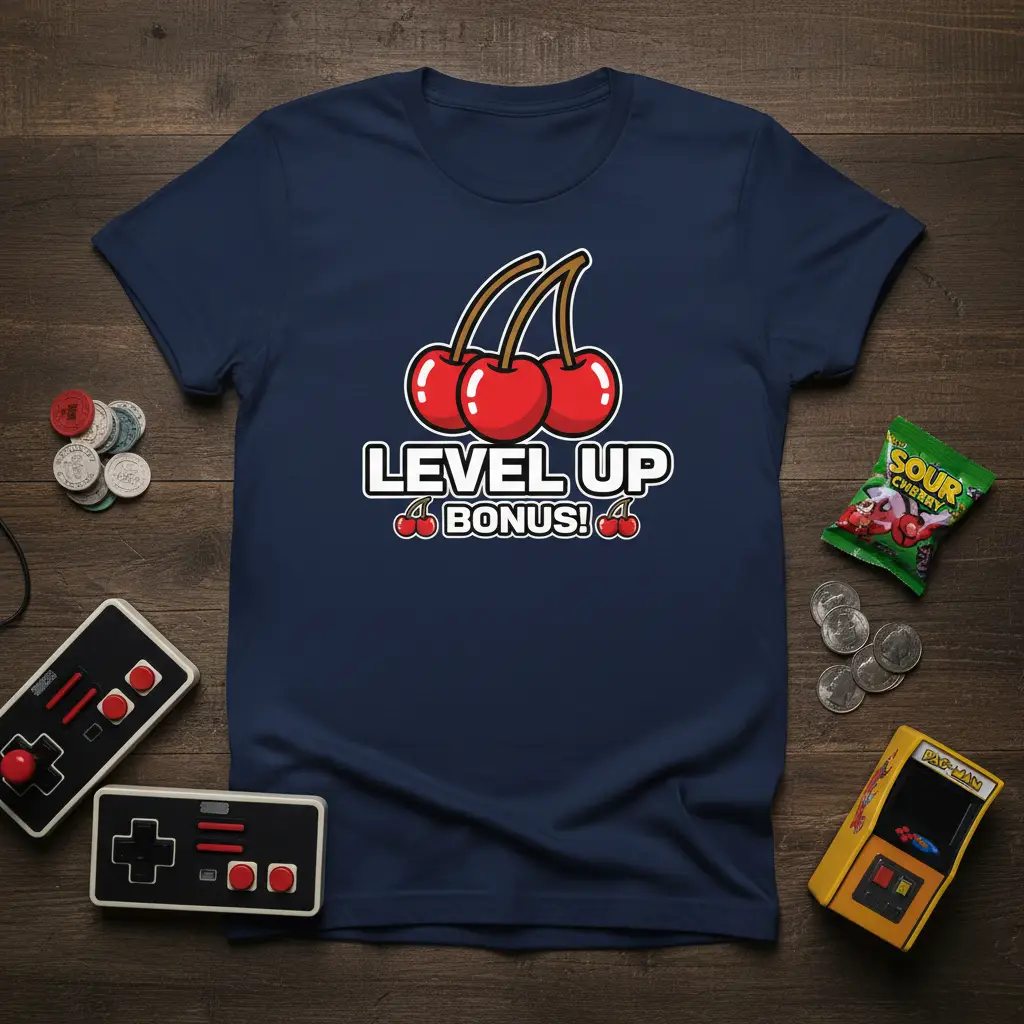 Level Up Bonus! T-Shirt Retro Gaming Gift for Gamers