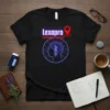 Lexapro Escitalopram Oxalate T-Shirt with brain graphic and location pin, promoting mental health awareness