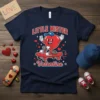 Little Mister Valentine T-Shirt featuring a cartoon heart character riding a skateboard, with "Little Mister Valentine" text