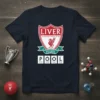 Liverpool FC Periodic Table T-Shirt with club crest and POOL represented by chemical elements