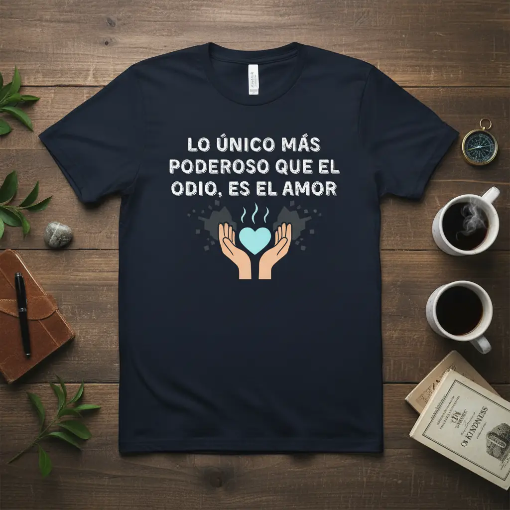 Lo Único Más Poderoso Que El Odio, Es El Amor T-Shirt