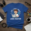 LOGIC MASTER CODE CREATE INNOVATE unique graphic design printed on comfortable cotton t-shirt