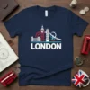 London City Skyline T-Shirt stylish graphic design printed on comfortable cotton t-shirt