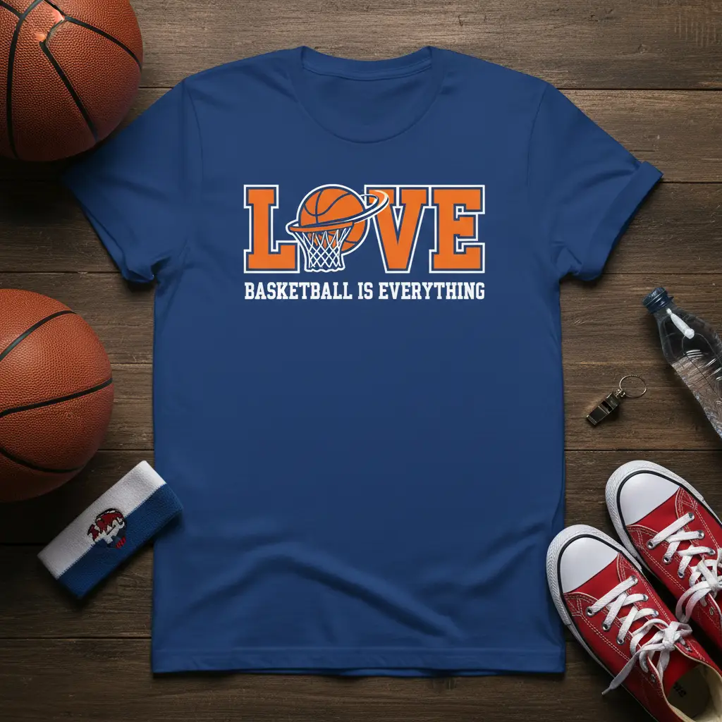 Love Basketball Is Everything T-Shirt Ultimate Fan Gift