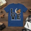 LOVE Growth for All #WILLIAMJAMESBEARS t-shirt with a bear graphic on a crescent moon and school hashtag