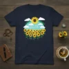 Love Hope Faith Sunflower T-Shirt creative graphic design printed on comfortable cotton t-shirt
