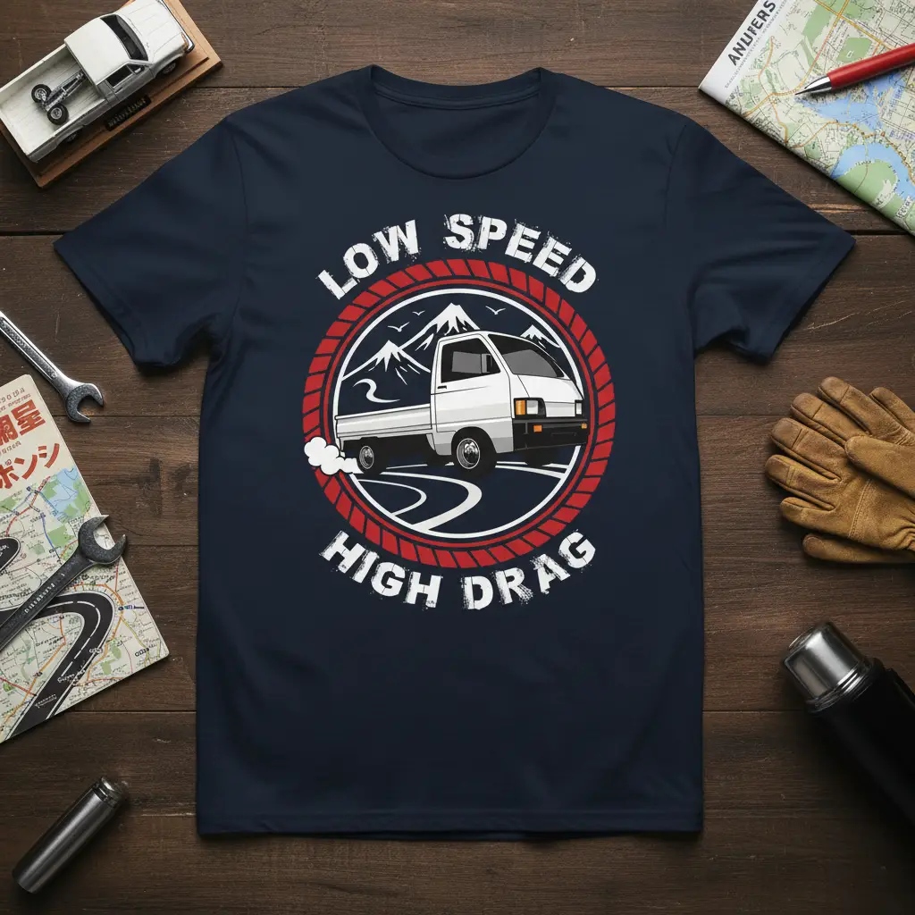 Low Speed High Drag Kei Truck T-Shirt Jdm Car Enthusiast Gift