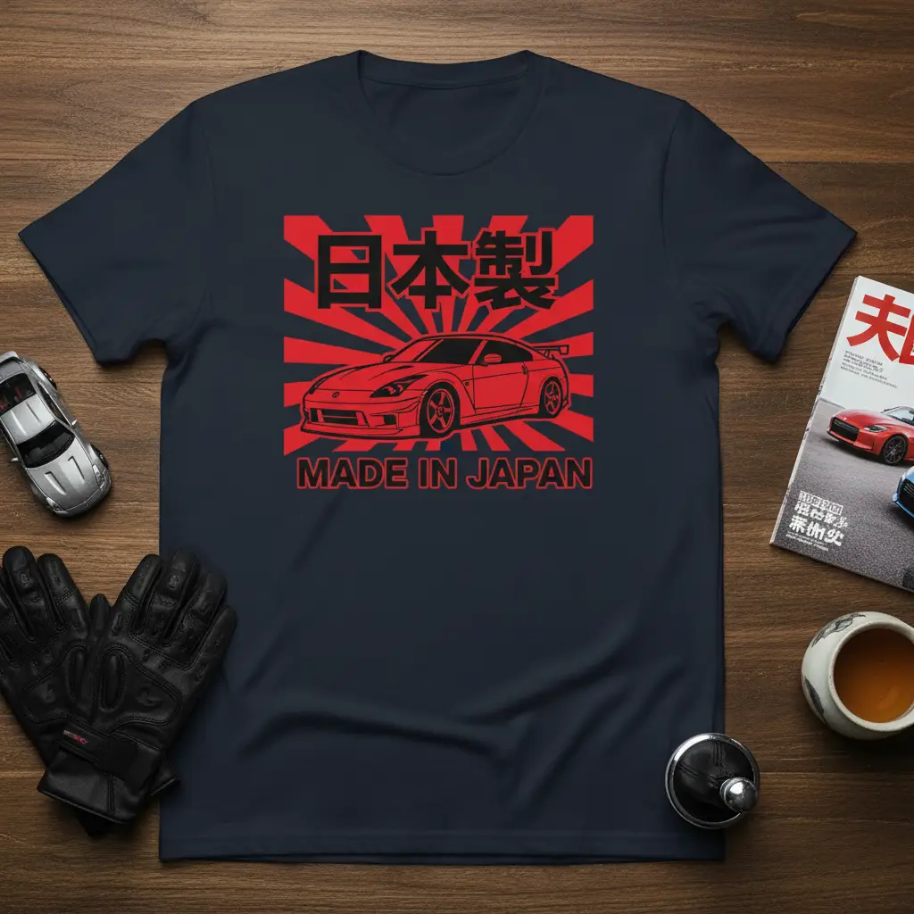 Made in Japan Car Design T-Shirt | Jdm Enthusiast Gift