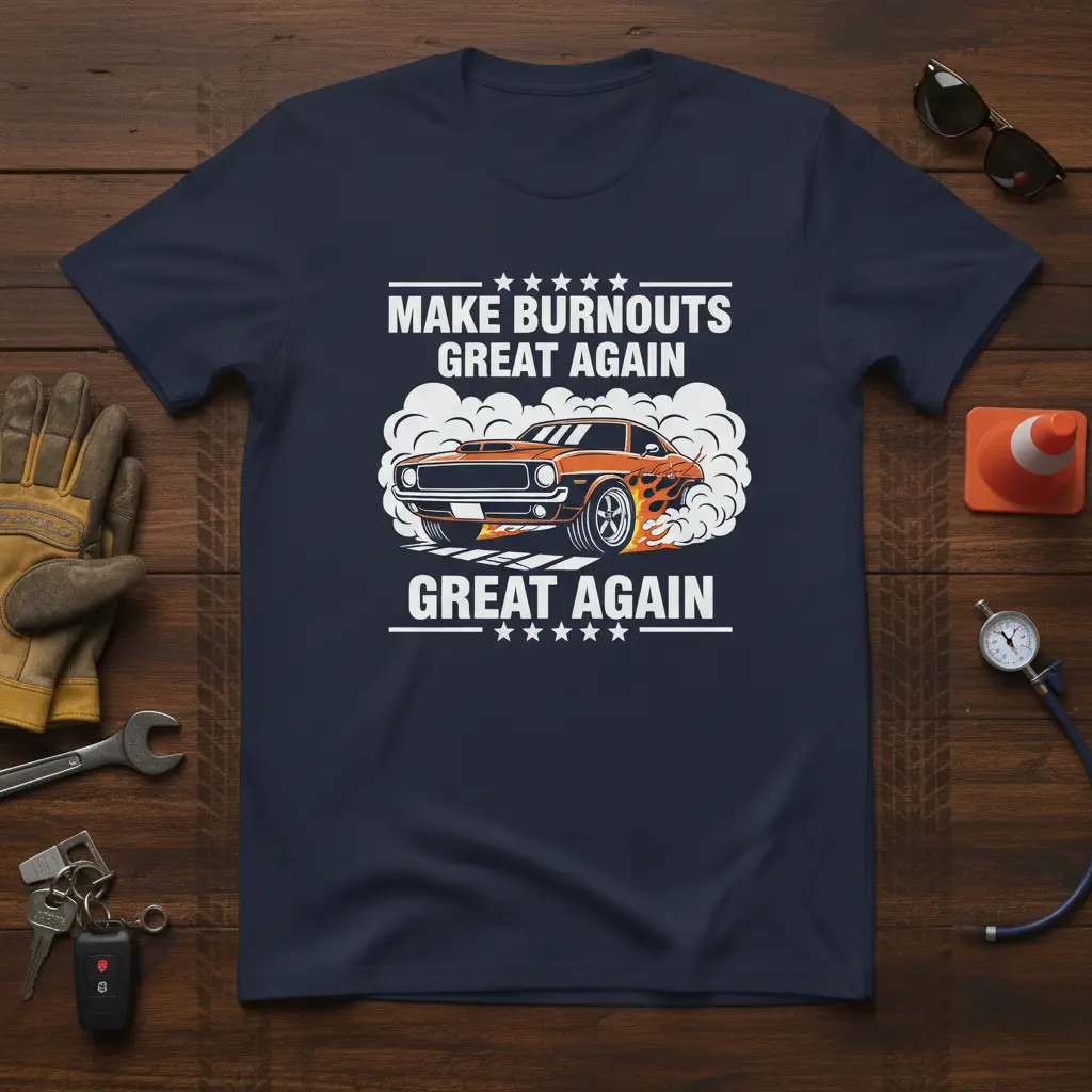 Make Burnouts Great Again Great Again Car Tee