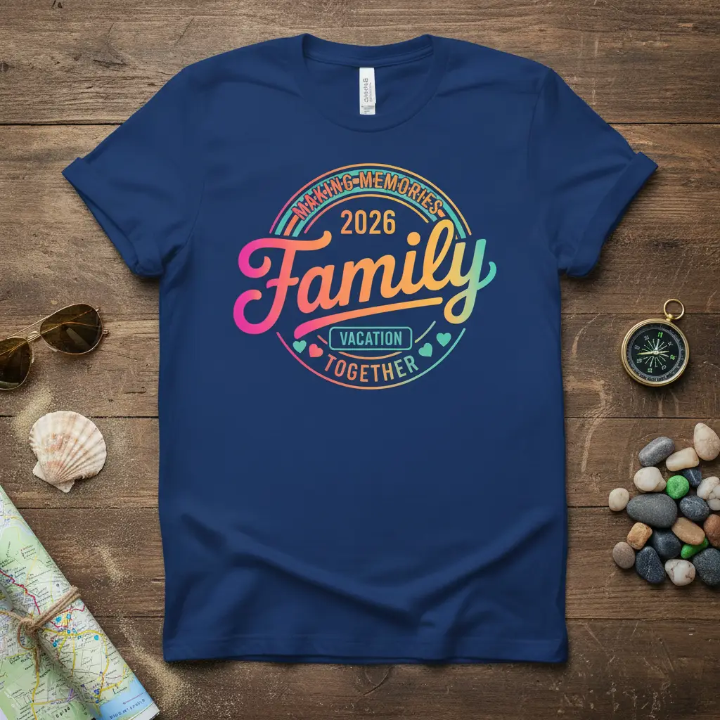Making Memories 2026 Family Vacation Together T-Shirt