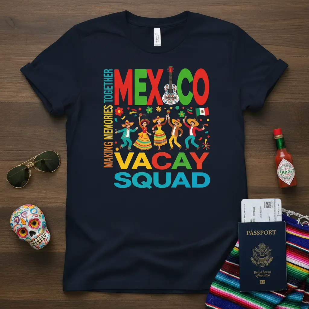 Making Memories Together Mexico Vacay Squad T-Shirt