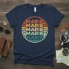 MARIE MARIE MARIE MARIE MARIE eye-catching graphic design printed on comfortable cotton t-shirt