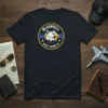 McConnell Base Hornets T-Shirt featuring a circular emblem with an eagle, stars, and text