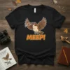 Meep Bird T-Shirt design with a cartoon bird exclaiming "Meep!" in bold orange letters, perfect for bird lovers