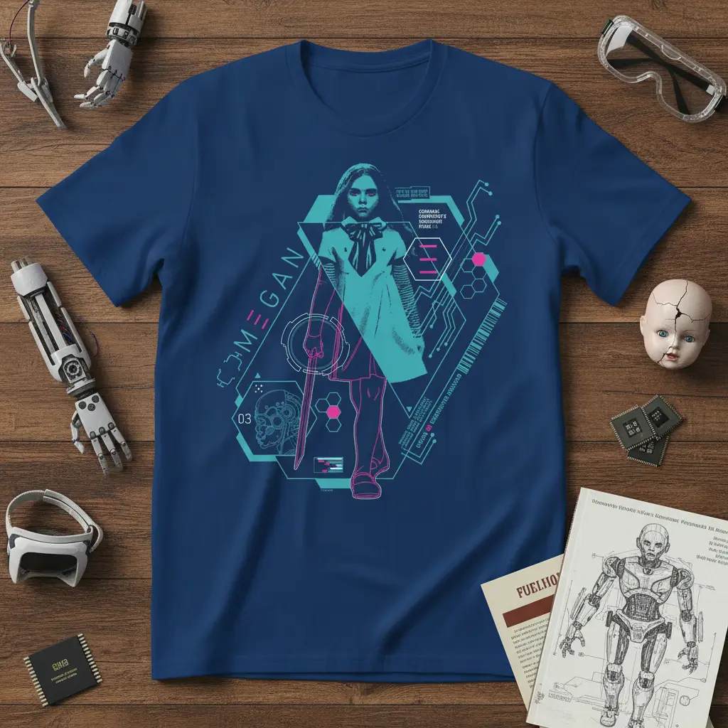 Megan Doll T-Shirt Horror Movie Fan Gift