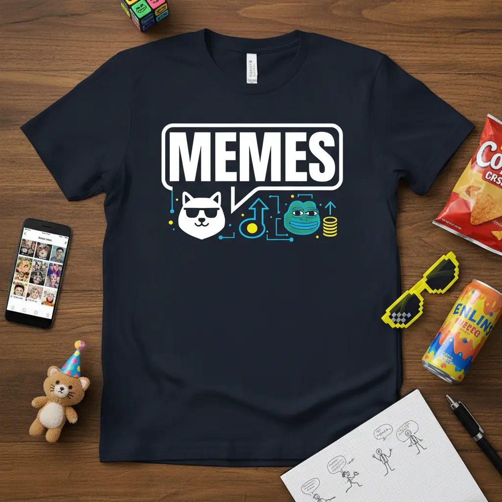 Memes T-Shirt Funny Internet Culture Gift for Him Her