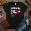 MERICA EST 1776 stylish graphic design printed on comfortable cotton t-shirt